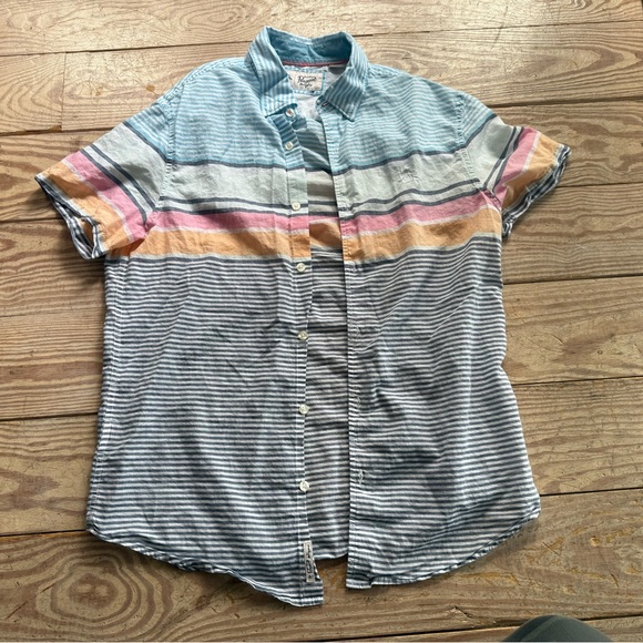 original penguin men’s button down shirt size m - Picture 1 of 2